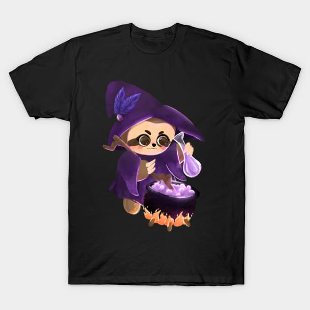 cute little witch and poisson T-Shirt by byjilooo